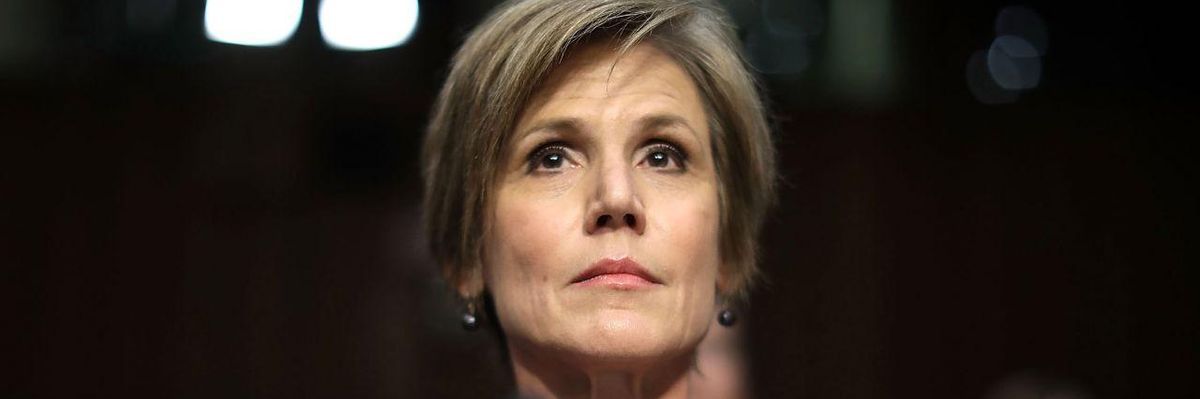 In a Time of Madness, Sally Yates Is a Profile in Courage