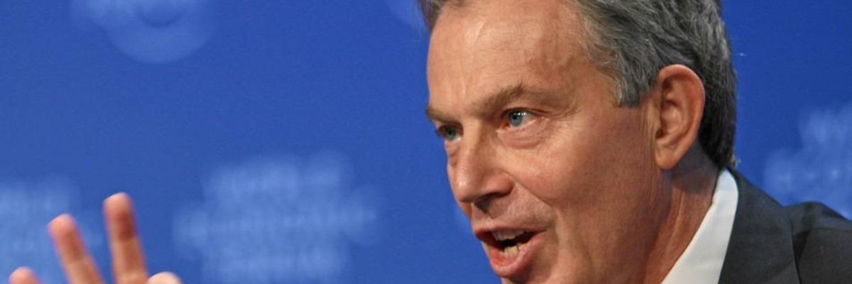 Bush Silent, But Blair says West Should Attack Iraq Again