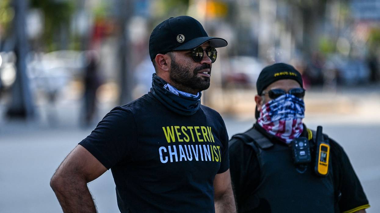 Former chairman of the Proud Boys Enrique Tarrio