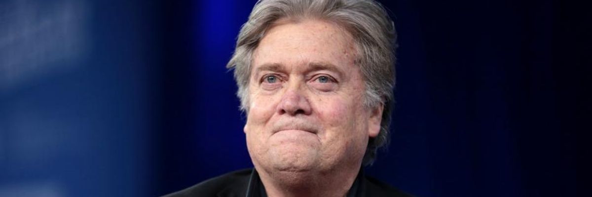 Thousands Sign Petition to #BanBannon from UK Amid Former Trump Aide's Push to Spread Far-Right Extremism in Europe