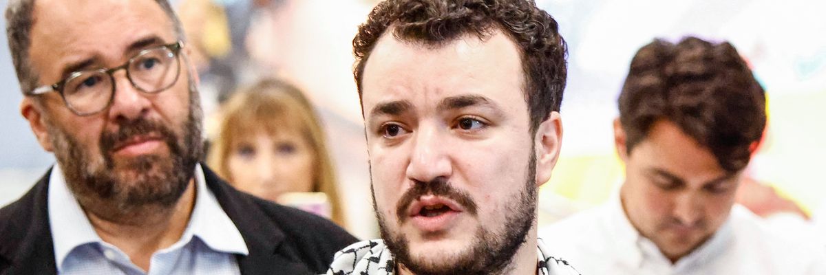 Former Columbia University student Mahmoud Khalil