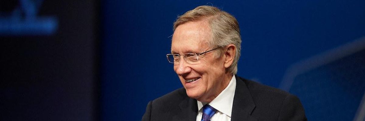 Because the Climate Crisis Is the 'Number One Priority,' Says Harry Reid, Senate Democrats Must Kill Filibuster