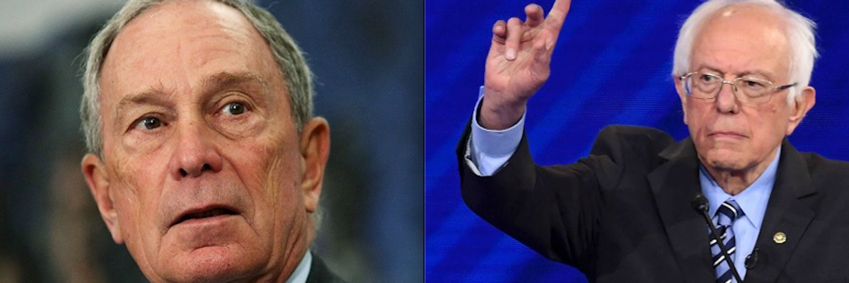Sanders Campaign Charges Bloomberg 2020 Run 'Is Against Bernie, Not Trump'