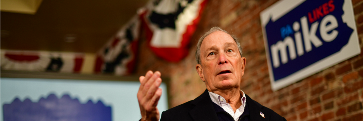 'Contempt' Shown by Bloomberg for Recipients of Social Security Indicates Billionaire Would Seek to Cut Benefits if Elected President, Say Critics