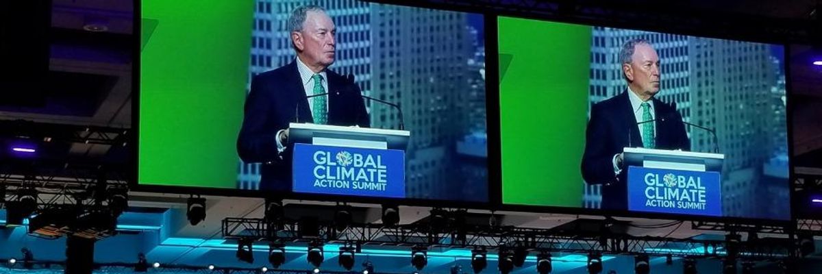 Bloomberg's Comparison of Climate Leaders to Xenophobic Build-the-Wall Trumpsters Denounced as 'Offensive' and 'Absurd'