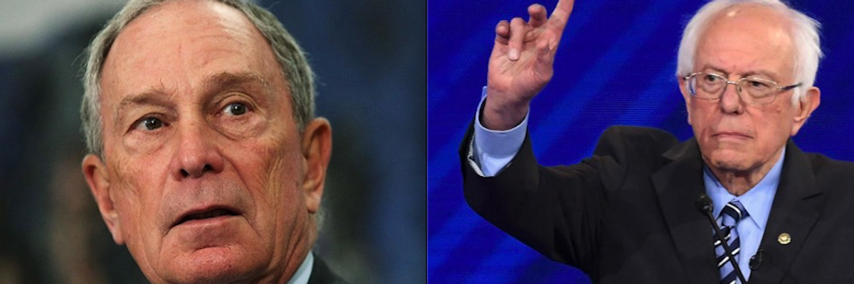 'String of Intentional Outright Lies': Bloomberg Campaign Deletes Tweets Containing Fake Quotes of Sanders Praising Despotism