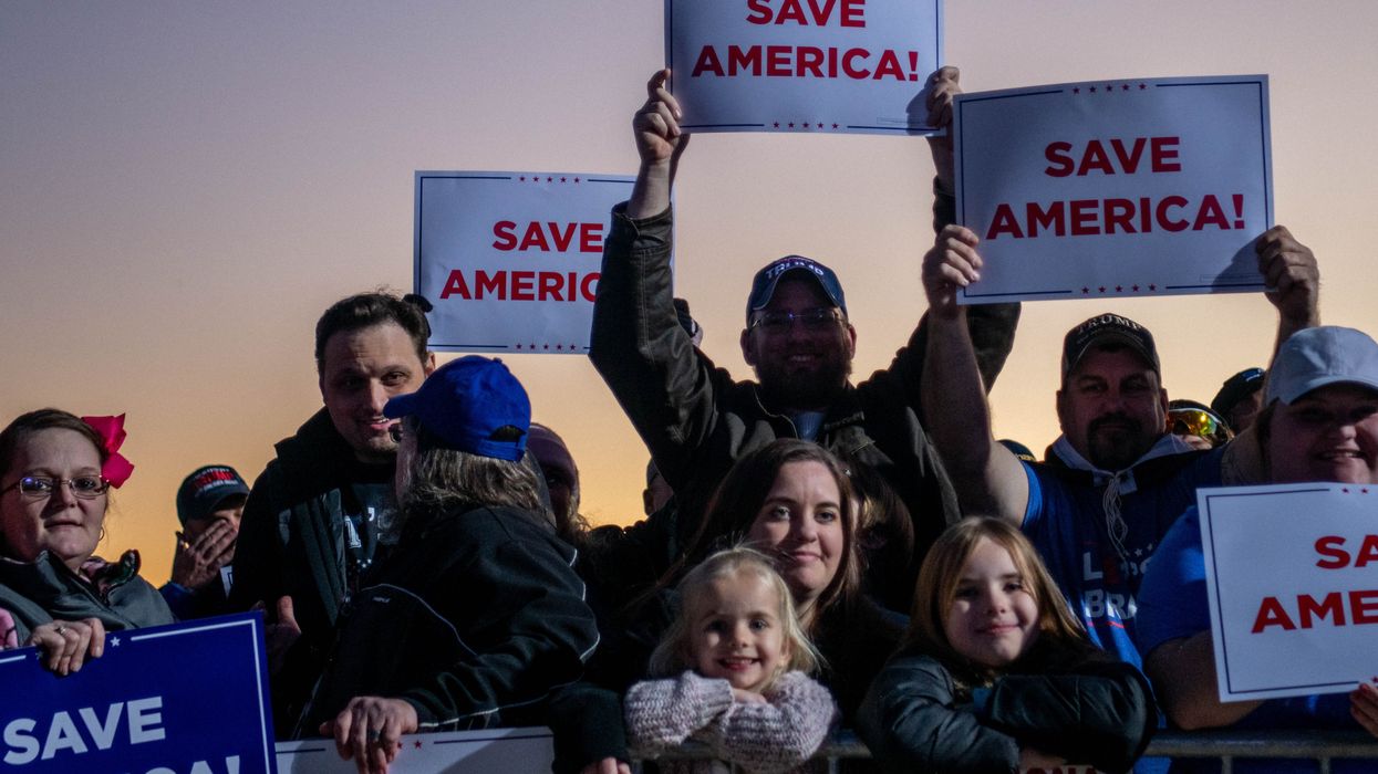 Former President Donald Trump Holds Rally Near Houston