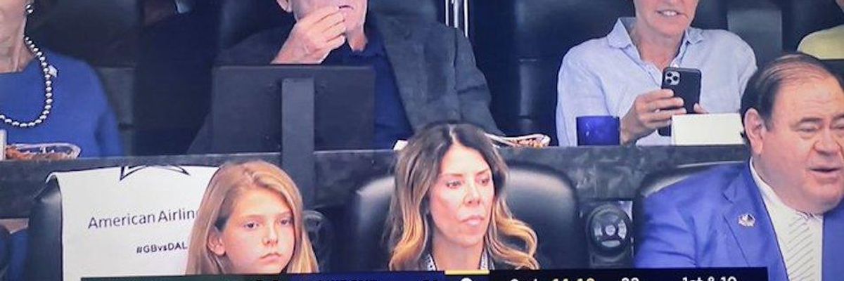 Ellen DeGeneres Roasted for Attending Football Game With 'Absolute F***ing Scum' George W. Bush