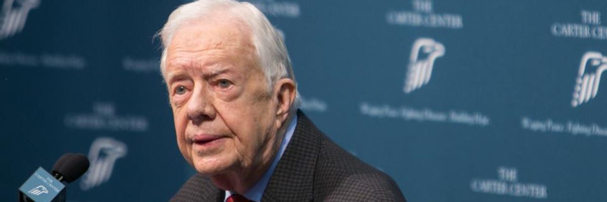 'I Am Disheartened, Saddened, and Angry': Jimmy Carter Condemns Georgia GOP's Voter Suppression Push