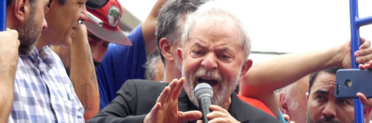 As Lula Emerges From Prison, US Media Ignore How Washington Helped Put Him There