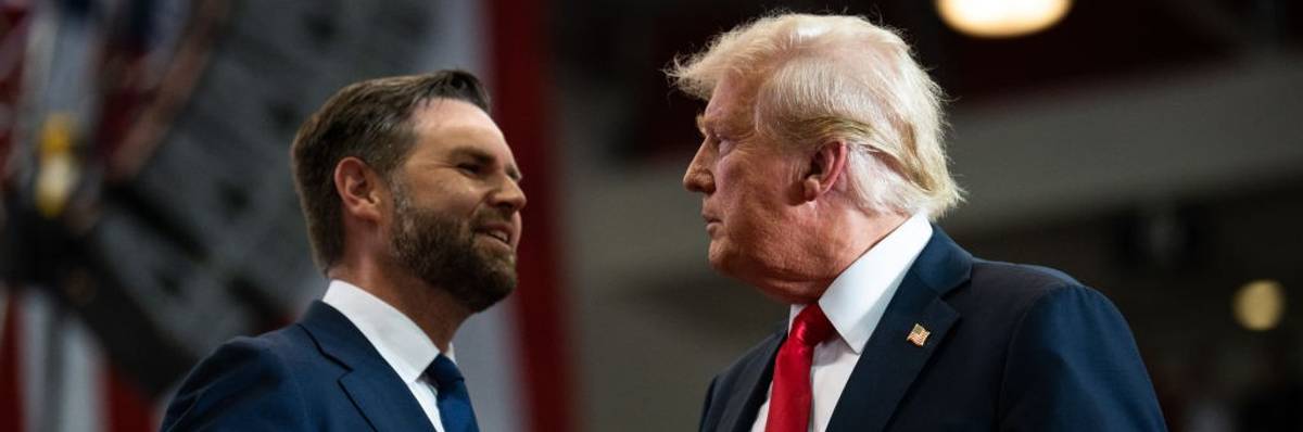 Former President Trump And VP Nominee Sen. JD Vance Hold Rally In St. Cloud, Minnesota