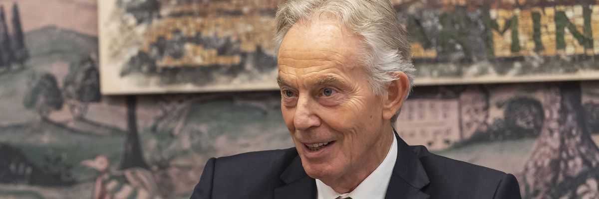 Former Prime Minister Tony Blair