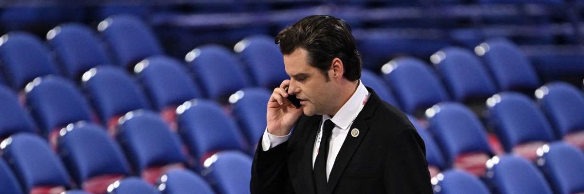 Former Rep. Matt Gaetz