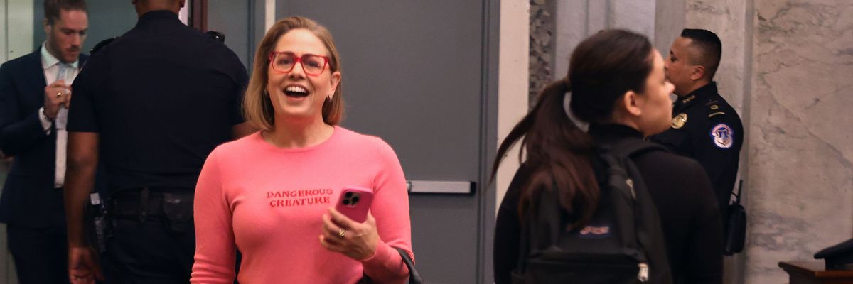 'Cartoon Villain' Ex-Senator Kyrsten Sinema Now Shilling for Big Tech's Power-Sucking AI Data Centers