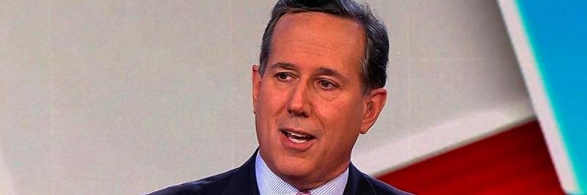 Rick Santorum Slammed for Suggesting Students Learn CPR Instead of Demanding Politicians Pass Reforms