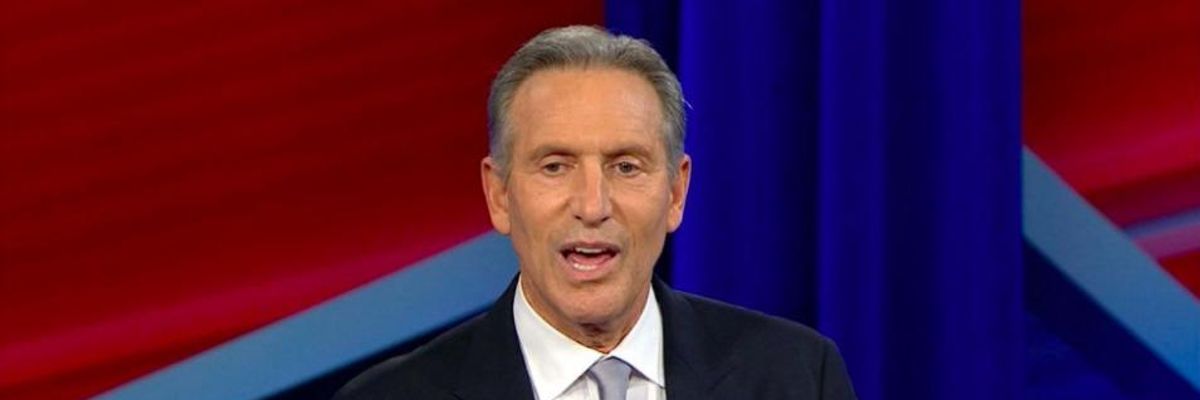 'For Billionaires, Things Are Already Fine': Ocasio-Cortez Pinpoints Why Howard Schultz Has No Serious Tax Plan