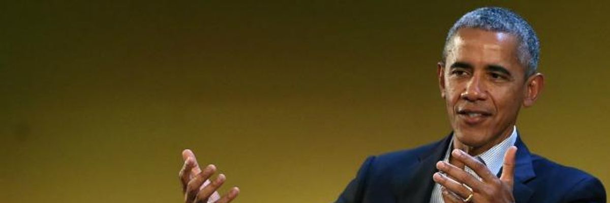 After Failing to Prosecute Bankers, Obama Cashes In With Wall Street Speeches