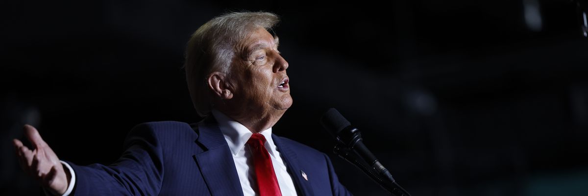 Former U.S. President Donald Trump, the Republican presidential nominee