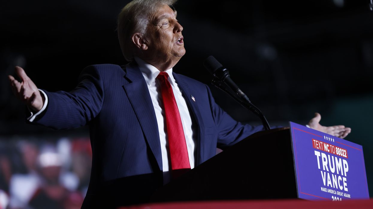 Former U.S. President Donald Trump, the Republican presidential nominee