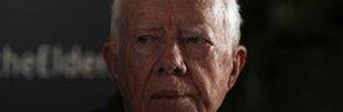 Jimmy Carter: Israel Undermining Two-State Solution, Expanding 'Greater Israel'