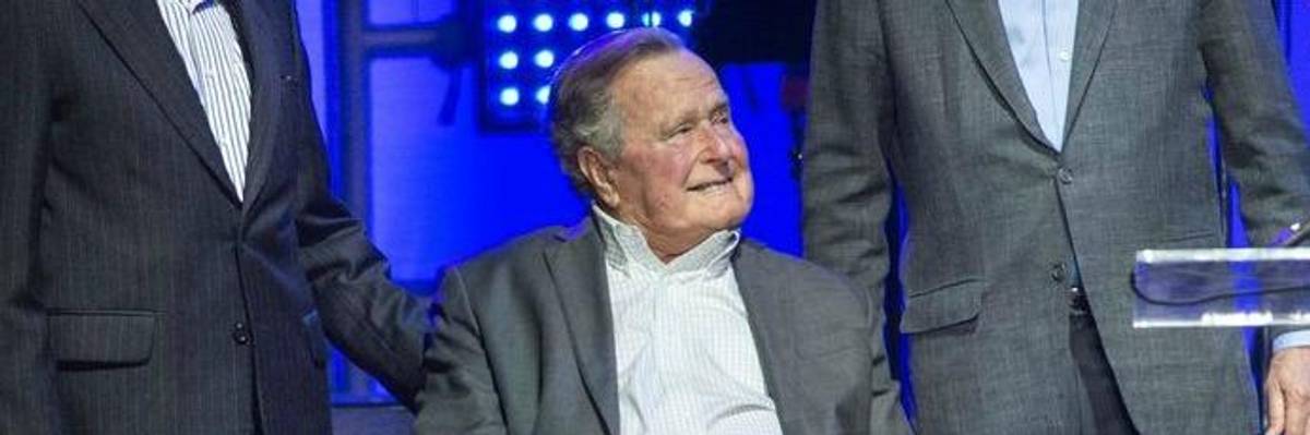 Media Make Excuses for Bush Sr.'s 'Cop-a-Feel' Assaults