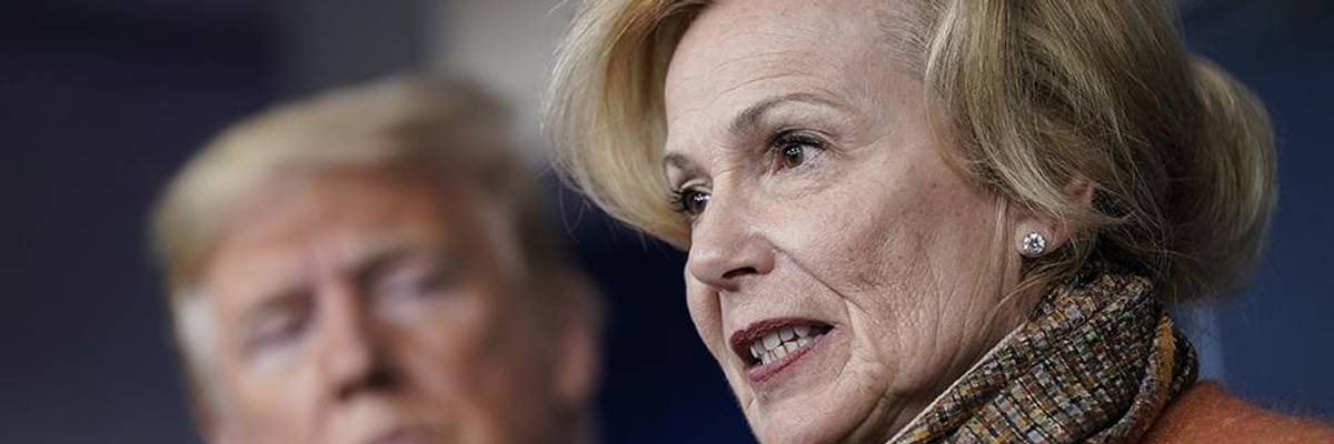 Dr. Birx Criticized for Failing to Speak Out on Trump's 'Parallel Data': Her 'Legacy is One of Sycophancy and Failure'