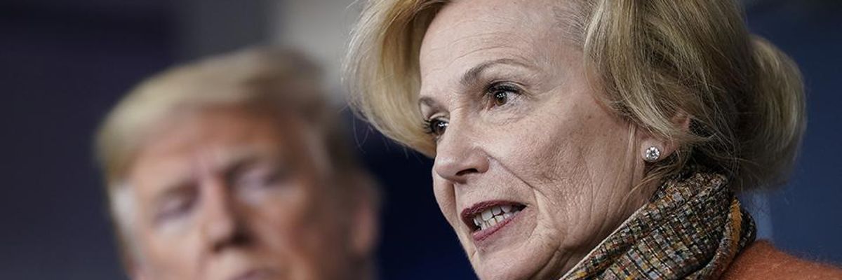 Dr. Birx Criticized for Failing to Speak Out on Trump's 'Parallel Data': Her 'Legacy is One of Sycophancy and Failure'