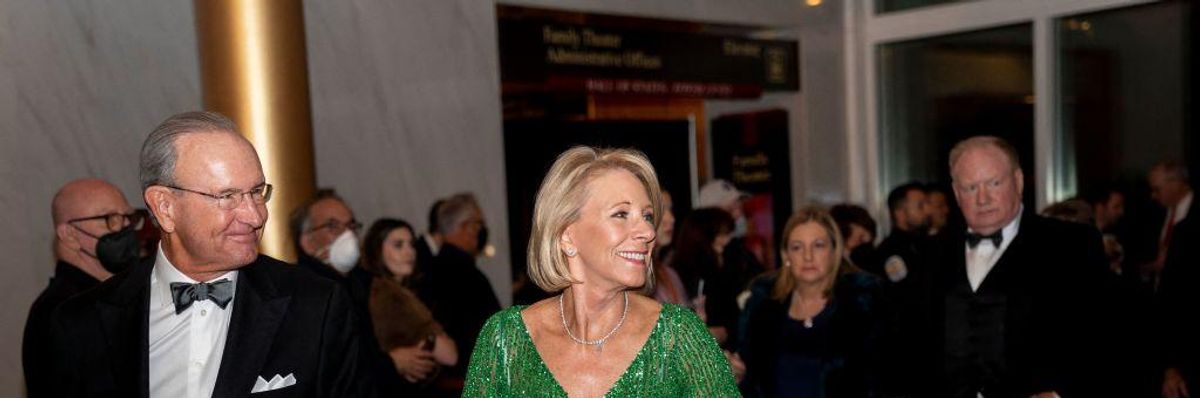 Former US Secretary of Education Betsy DeVos