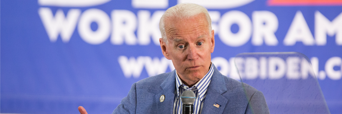 Accused of Plagiarism, Biden Campaign Admits Lifting 'Carbon Capture' Section of Climate Plan From Fossil Fuel-Backed Group
