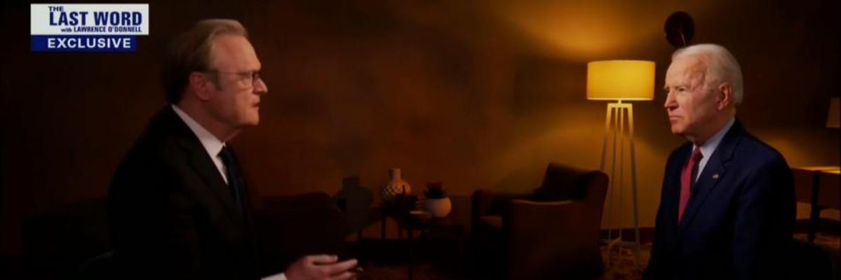 Hiding Behind False and Misleading Claims, Biden Refuses to Commit to Signing Medicare for All Bill as President