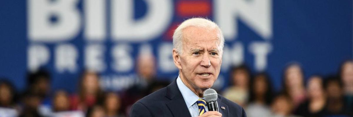 Biden Climate Policies So Uniquely Bad That 350 Action Launched a Petition Demanding 2020 Frontrunner 'Do Better'