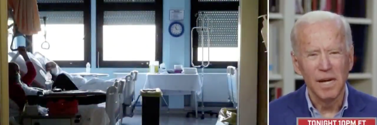 As Coronavirus Exposes Deep Flaws of For-Profit System, Biden Doubles Down on Opposition to Medicare for All