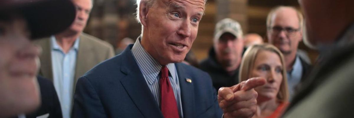 For Supporting Medicare for All, Biden Accuses Sanders and Warren of "Playing Trump's Game and Trying to Con the American People"