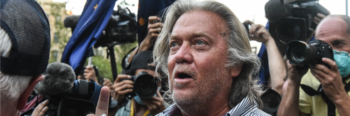 Former White House Chief Strategist Steve Bannon