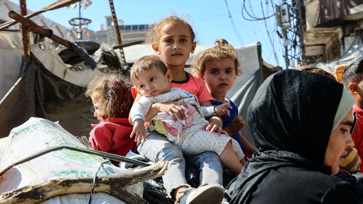 Four children in northern Gaza.