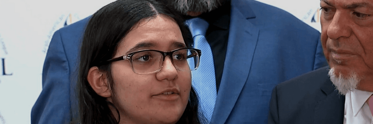 Fourteen-year-old Danielle Khalaf