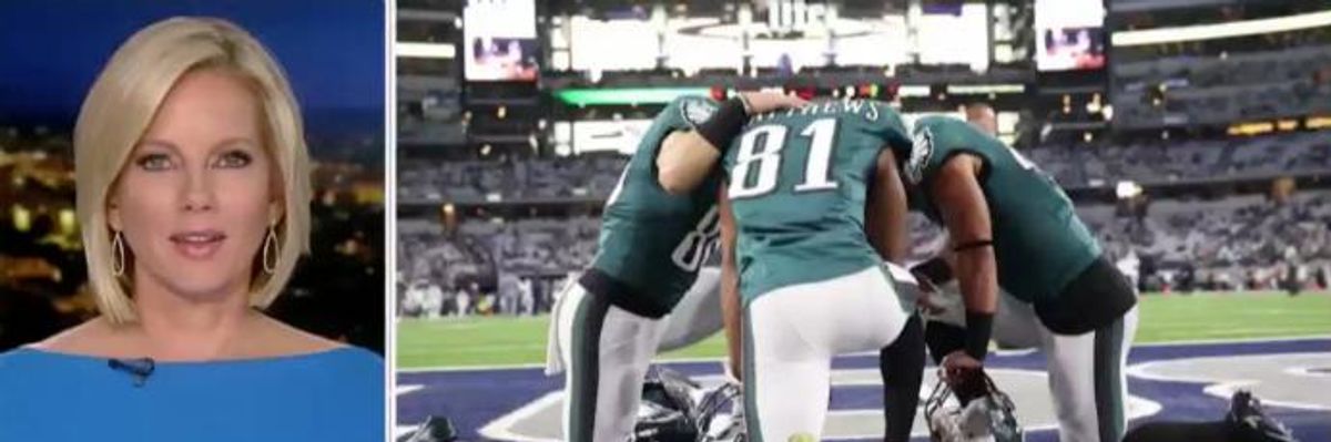 'Astonishing Dishonesty': Fox News Uses Photos of Eagles Players Praying to Denigrate #TakeAKnee Protests