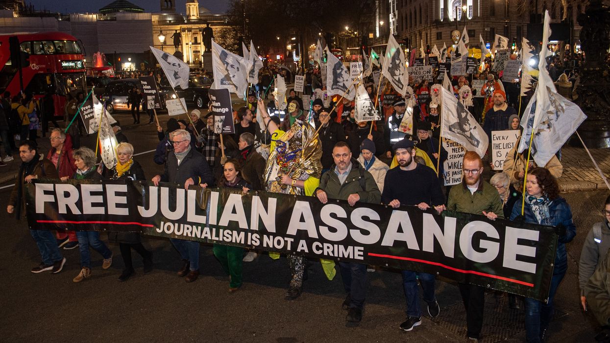 free Julian Assange rally