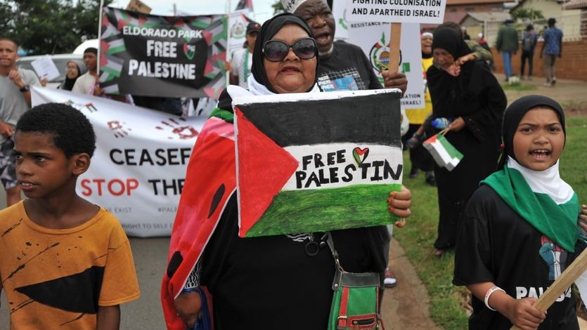 Free Palestine March In Eldorado Park In South Africa