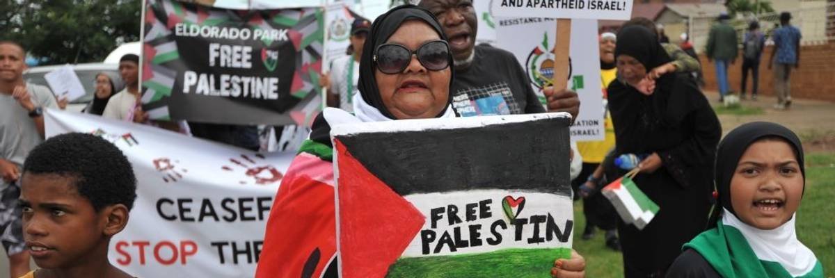 Free Palestine March In Eldorado Park In South Africa