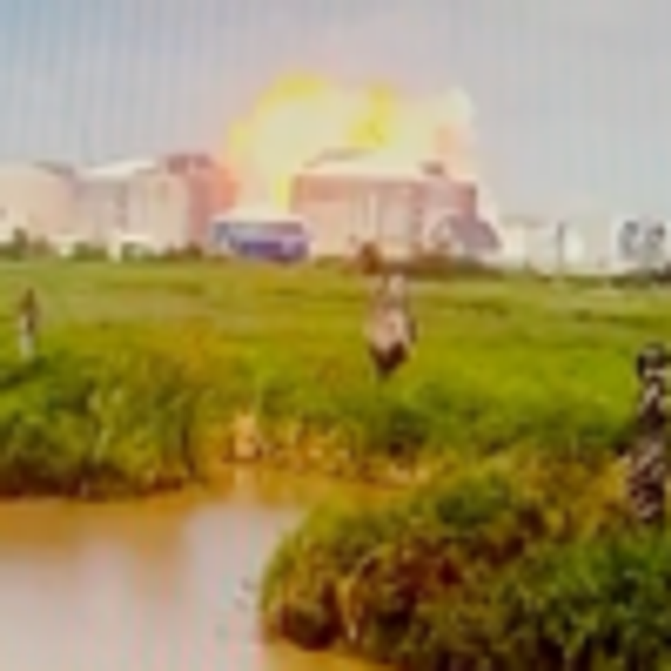 Freeport LNG explosion is captured on surveillance footage