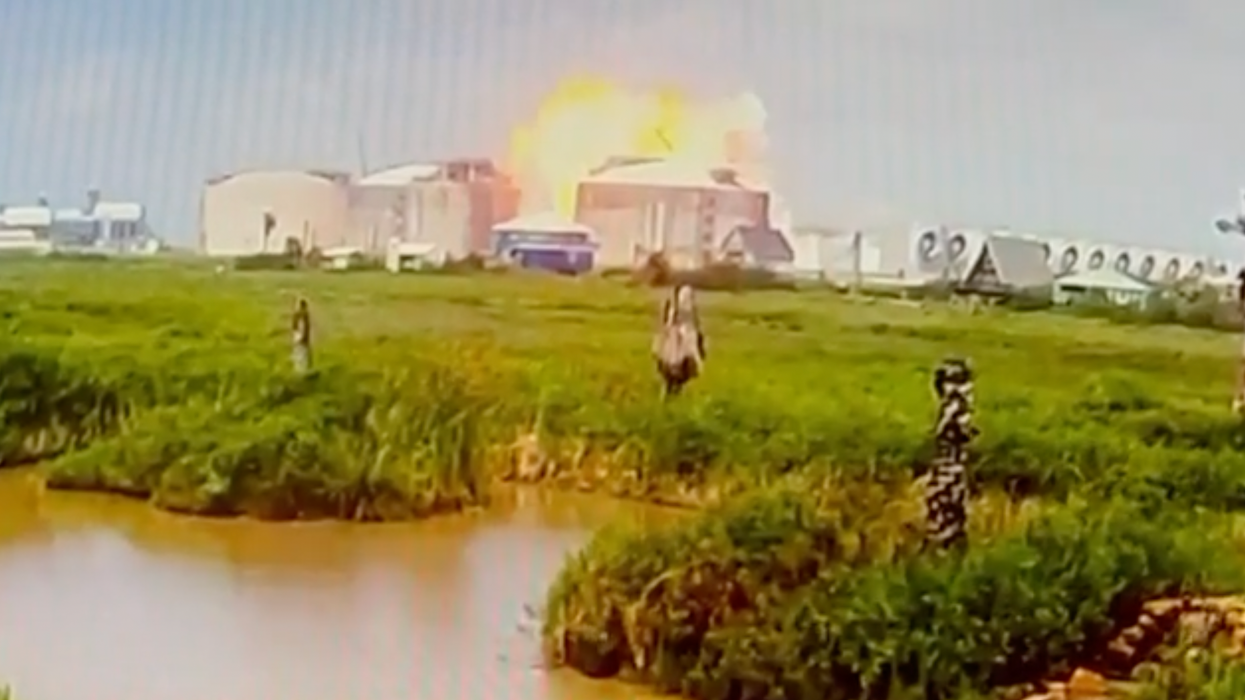 Freeport LNG explosion is captured on surveillance footage
