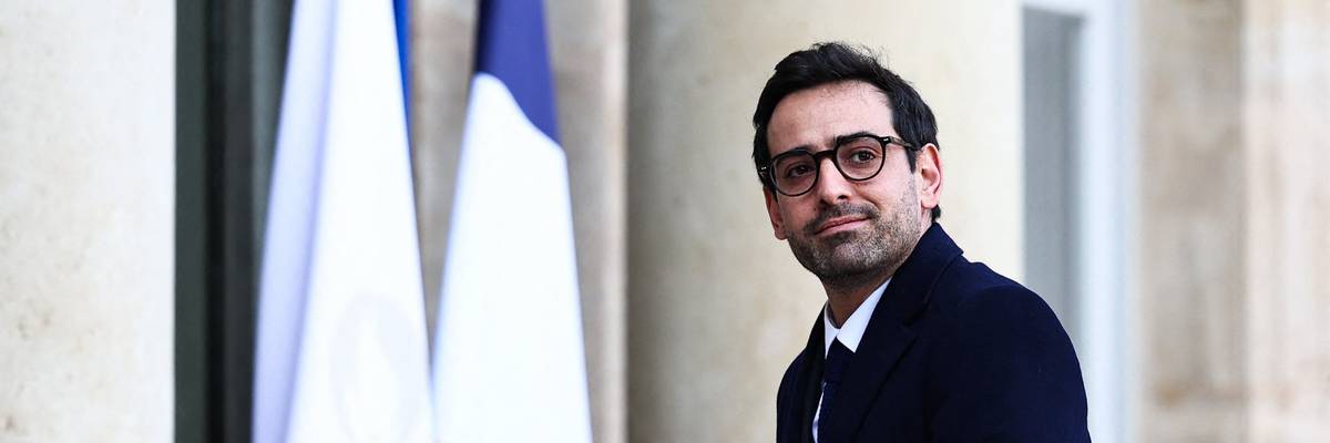 French Foreign Minister Stéphane Séjourné
