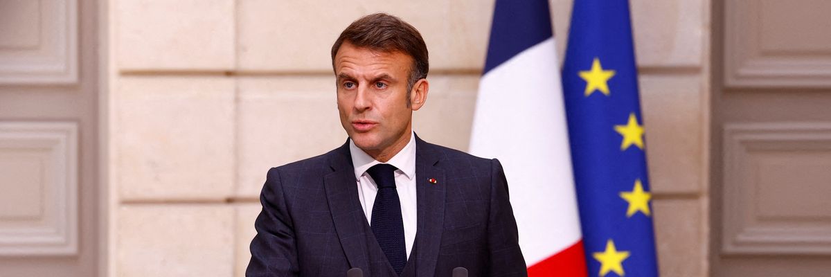 French president Emmanuel Macron