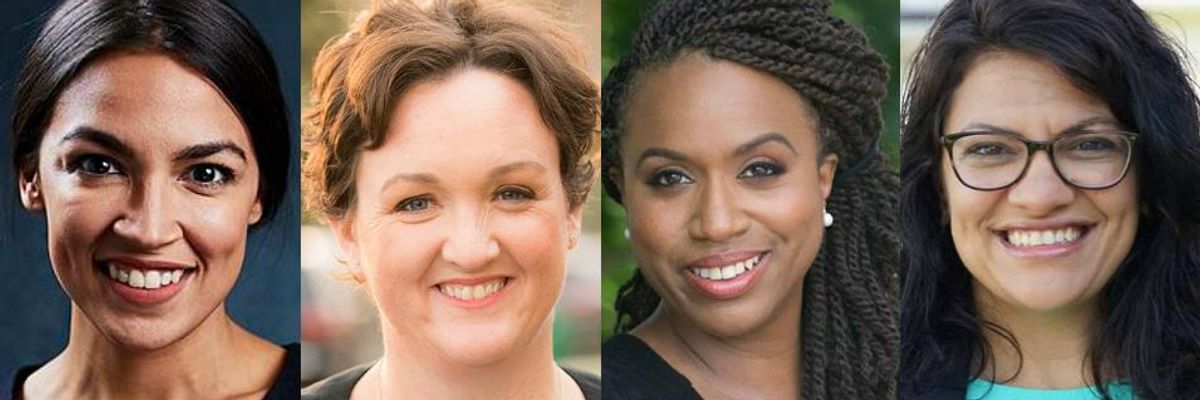 Applause as AOC, Porter, Pressley, and Tlaib Head to House Financial Services Committee