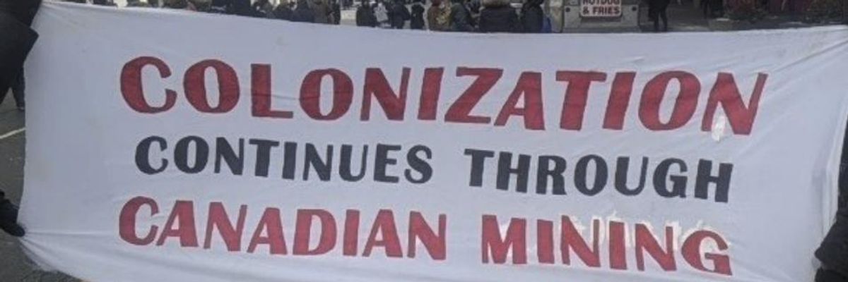 'Against Colonial Violence and Land Theft,' Indigenous Activists and Allies Target Mining Industry Convention in Toronto