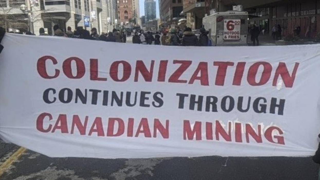 'Against Colonial Violence and Land Theft,' Indigenous Activists and Allies Target Mining Industry Convention in Toronto