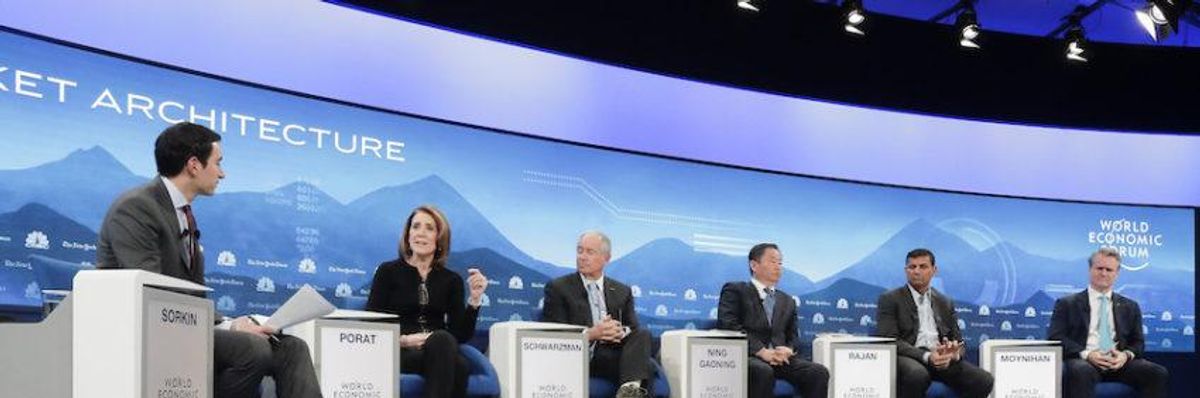 Davos Attendees Must Accept That They Have Too Much Money