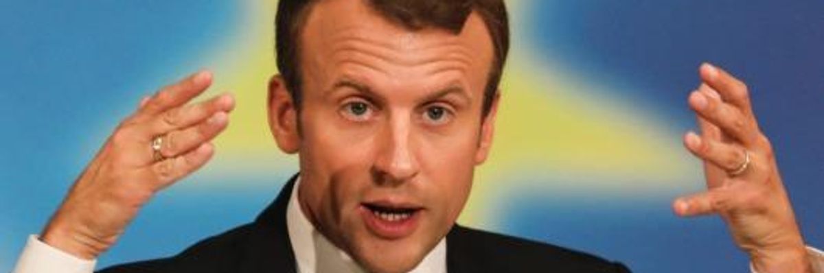 Proposal by France's Macron to Ban "Fake News" Denounced as Recipe for Disaster