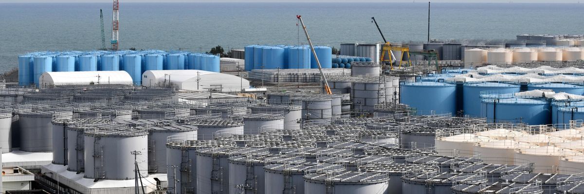 Fukushima water storage tanks